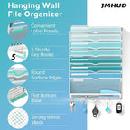 8-Tier Hanging Wall File Organizer - Image 3