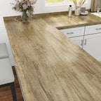 WESTICK Brown Wood Contact Paper Removable Wooden Wallpaper Self Adhesive Wood - Image 2