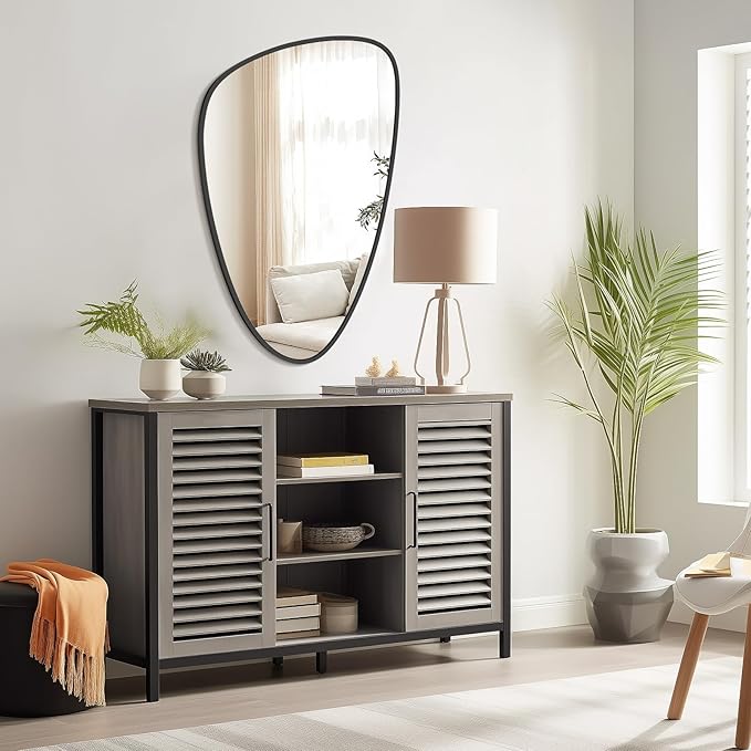 WallBeyond Asymmetrical Mirror, Irregular Wall Mirror, Wall Mirrors Decorative - Image 3