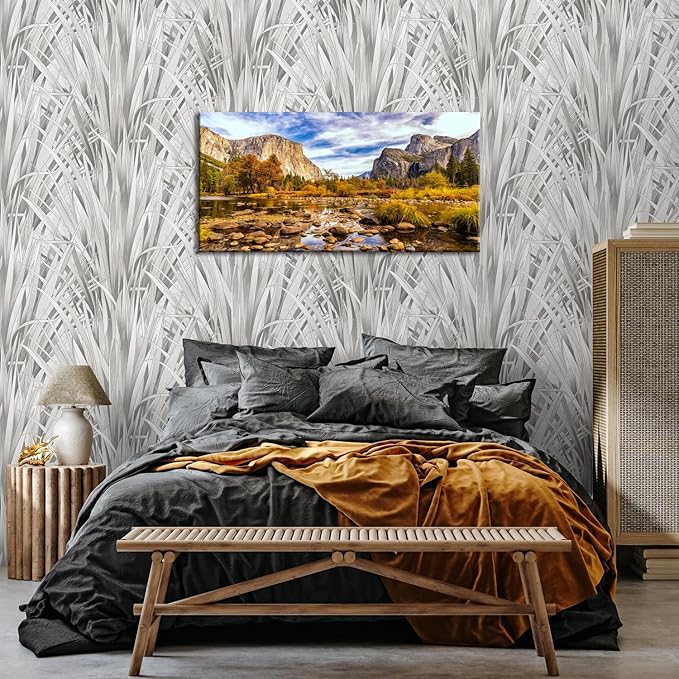 Yosemite National Park Wall Art Nature Landscape Valley Mountain Large Canvas - Image 3