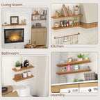 Floating Shelves for Wall, Round Edge Wall Shelves - Image 7