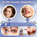 FUNTOUCH 9" Wall Mounted Makeup Mirror - Image 2