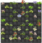 Hanging Planting Grow Bags, 90 Pockets Wall Planter Wall Mounted Grow Bag by LITLANDSTAR