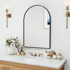 SCWF-GZ 30x20 Arch Mirror Rectangle Wall Mounted Hanging or Against Wall - Image 9