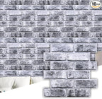 Commomy 3D Faux Brick Wall Panels Peel and Stick by CommomyDecor