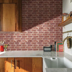 Commomy 10 Pcs Peel and Stick Brick Tile -11.8"X11.8" Small Size PVC 3D Faux - Image 8