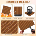 Nuanchu 32 Pcs 3D Wall Panels for Interior Wall Decor, 32 Sq. ft Coverage - Image 3