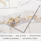 StyloVue 100 Pieces Peel and Stick Backsplash - Image 2
