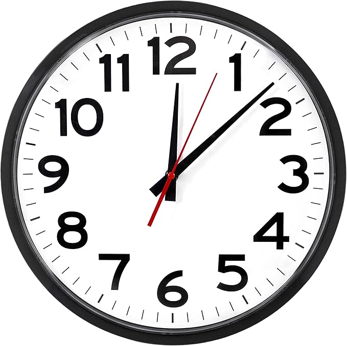 The Ultimate Wall Clock |14 Inch | Modern | Atomic | Analog | Home | Office | by TheUltimateWallClock