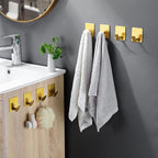 DELITON 8 Pack Gold Wall Hooks - Image 3