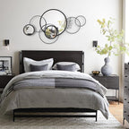 Wall Mirror Decorative, Print Round Decorative Mirrors, Large Decor Metal Wall - Image 7