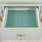 CRE8TIVE 8"x354" Light Teal Glitter Wallpaper Border Peel and Stick Wall Border - Image 4