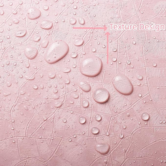 Yasinet 196.8×17.3" Pink Peel and Stick Wallpaper, Ultra-Strong Adhesion Wall - Image 7