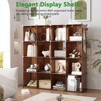 C&AHOME 16-Cube Storage Organizer, Plastic Shelves Units, DIY Closet Organizer - Image 9