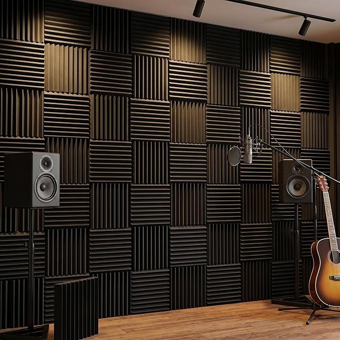 96 Pack Allxinlog Absorb the echo Acoustic Foam Panel Wedge Studio - Image 4