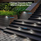 LEONLITE 8-Pack 4 Inch LED Hardscape Lighting, Update Retaining Wall Lights - Image 2