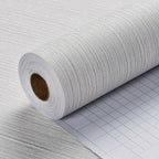 Haimin Grasscloth Wallpaper Textured 24in X 393in Fabric Contact Paper Wall - Image 7