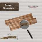 Wall!Supply 3D Wall Panels – Reclaimed Rounded Asian Teak Wood – Home Decor - Image 6