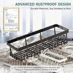 Veken Shower Caddy 6-Pack, Advanced Rustproof Design, No Drilling Adhesive - Image 4
