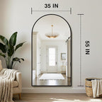 Arched Wall Mirror for Bathroom, Mirrors for Wall, Vanity Mirror for Bedroom - Image 2