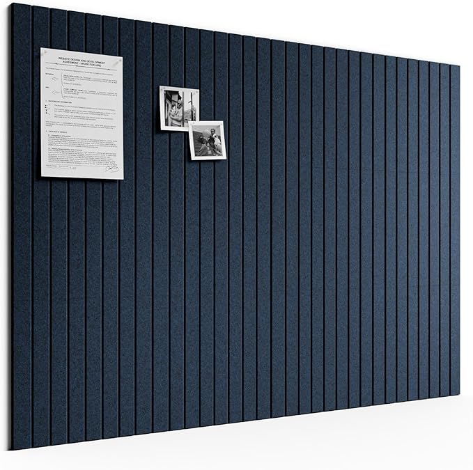 Bumusty Large Cork Board Alternative-48 x 36" Felt Bulletin Board Tiles by BUMUSTY