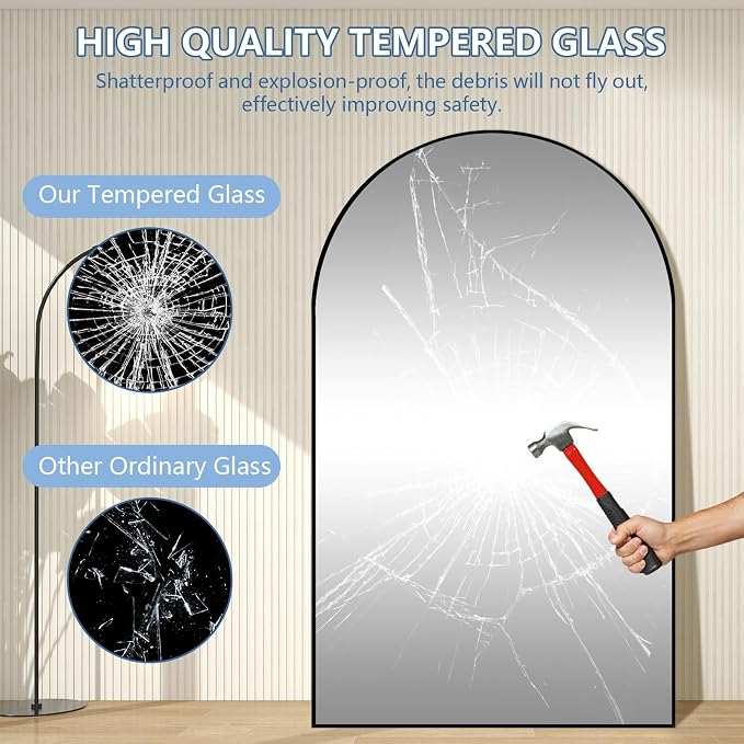 Oversized Floor Mirror Full Length - Image 8