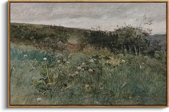 InSimSea Framed Canvas Wall Art Vintage Decor, Rustic Classical Paintings by InSimSeaArt