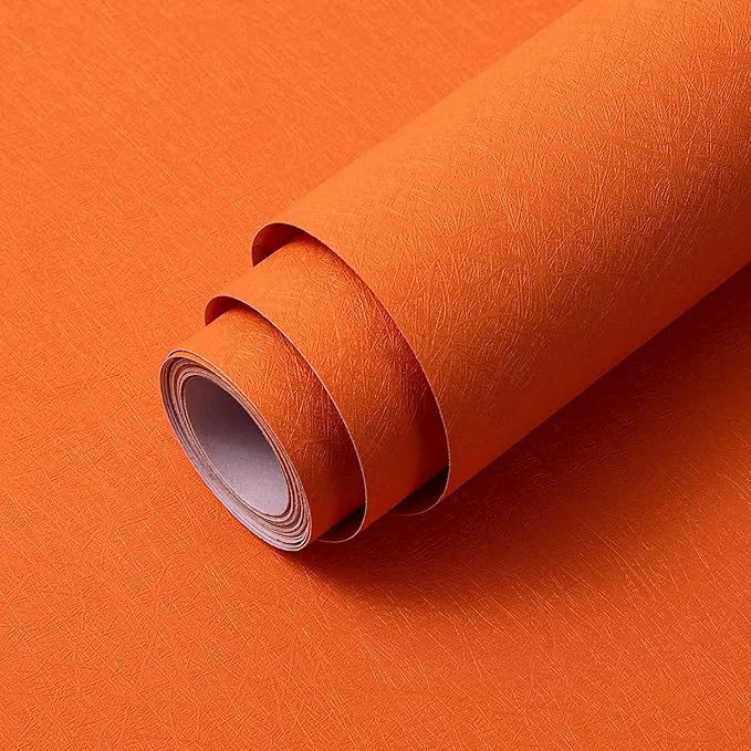 Abyssaly Orange Peel and Stick Wallpaper Removable Self Adhesive Wallpaper by Abyssaly