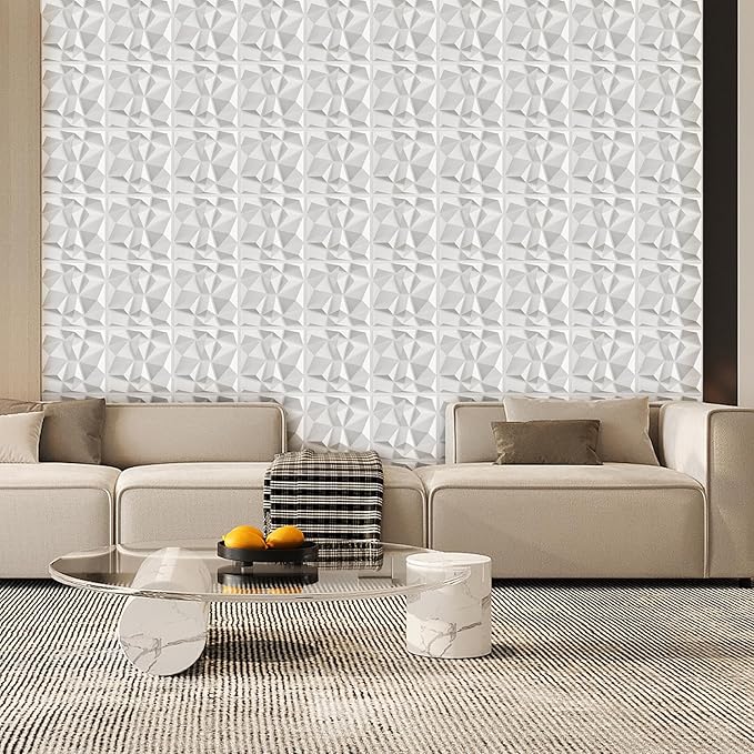 Heikki 30 Pack 3D Wall Panel for Interior Wall Décor, PVC Flower Textured Wall - Image 6