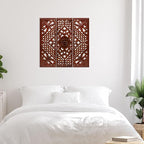Homebia Designs Handmade Carved Wooden Wall Hanging Plaques Set of 3 - Image 5