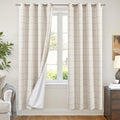 Lajode Grey Linen Blackout Curtains by Lajode