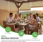 Bamboo Blinds, Custom Sizes Roller Shades - Image 4