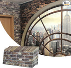 Dundee Deco 3D Wall Panels Faux Brick by DundeeDeco