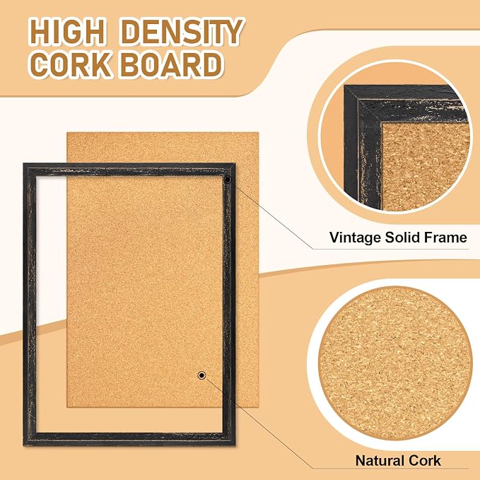DOLLAR BOSS Cork Board for Office 36 X 24 Inches Cork Boards for Walls Bulletin - Image 3
