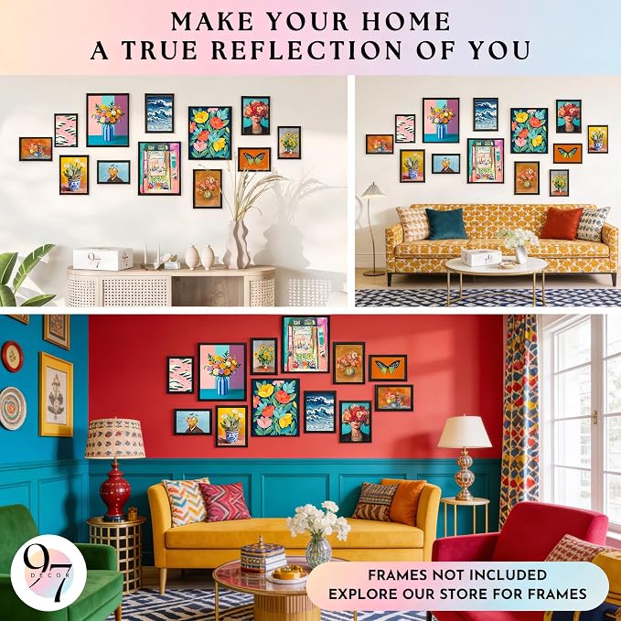 97 Decor Colorful Eclectic Wall Art Prints - Image 4