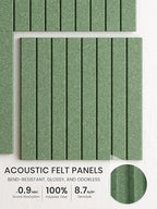 Bumusty Large Cork Board Alternative-36 x 24" Felt Bulletin Board Tiles - Image 3