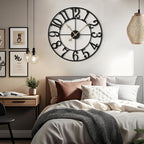 LEIKE 31 Inch Extra Large Wall Clock, Retro Decorative Oversized Silent Little - Image 8