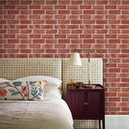 COMSTICKC 3D Faux Red Brick Wall Panel Peel and Stick, Small Brick, Ultra-Light - Image 7