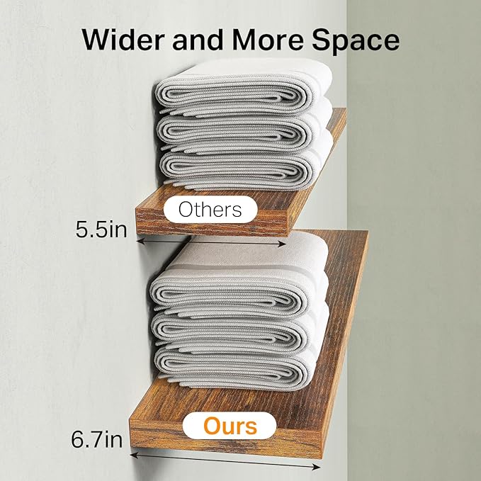 BAYKA Bathroom Floating Shelves - Image 7