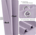 MIULEE Blackout Curtains for Bedroom Living Room 2 Panels, Thermal Insulated - Image 4