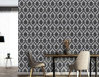 17.7" x 78" Peel and Stick Wallpaper Black Wallpaper - Image 8