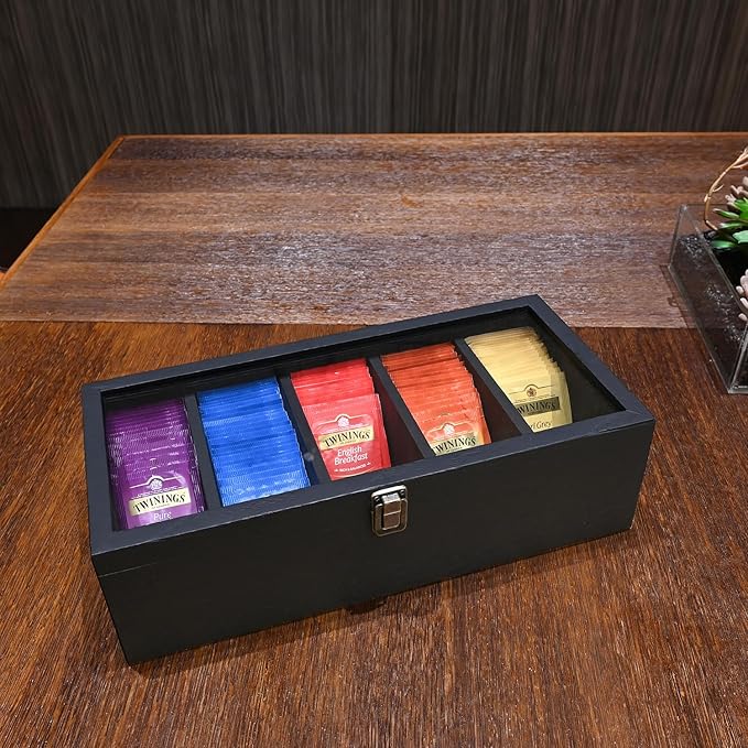 Ikee Design Wall Mounted Wooden Collectible Display Case 5 Shelf Display - Image 6