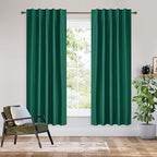 RYB HOME Bedroom Blackout Curtains 72 inches Long, 100% Blackout Thermal by RYBHOME