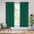 RYB HOME Bedroom Blackout Curtains 63 inches Long, 100% Blackout Thermal by RYBHOME