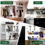 Yuzzy Slat Wall Paneling 4 x 8ft, Garage Slatwall Panel Wall Storage Systems - Image 6