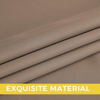 NICETOWN Room Darkening Draperies Curtains Panels, 2 Panels Cappuccino W52 x L90 - Image 6