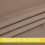 NICETOWN Room Darkening Draperies Curtains Panels, 2 Panels Cappuccino W52 x - Image 6