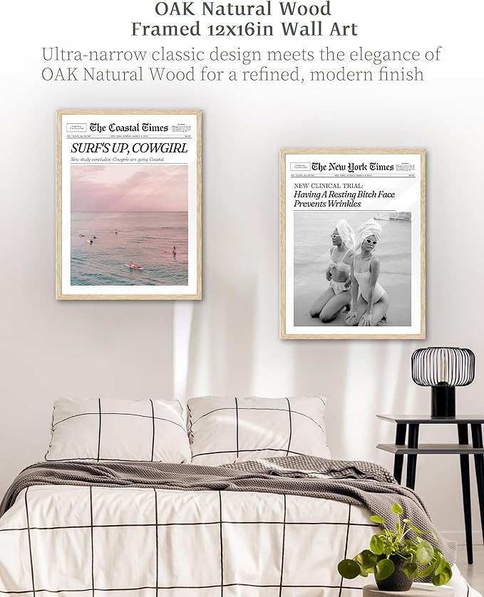 iHery Funny Having A Prevents Wrinkles Framed Trendy Hot Girls NewsPaper Wall - Image 6