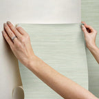 NuWallpaper x Society Social Green Classic Faux Grasscloth Peel & Stick - Image 7