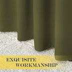 NICETOWN Door Curtain for Closet Doors 80 Inches Long 1 Panel, Room Divider - Image 5